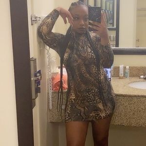 Animal Print Dress